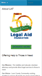 Mobile Screenshot of legalaidtallahassee.org